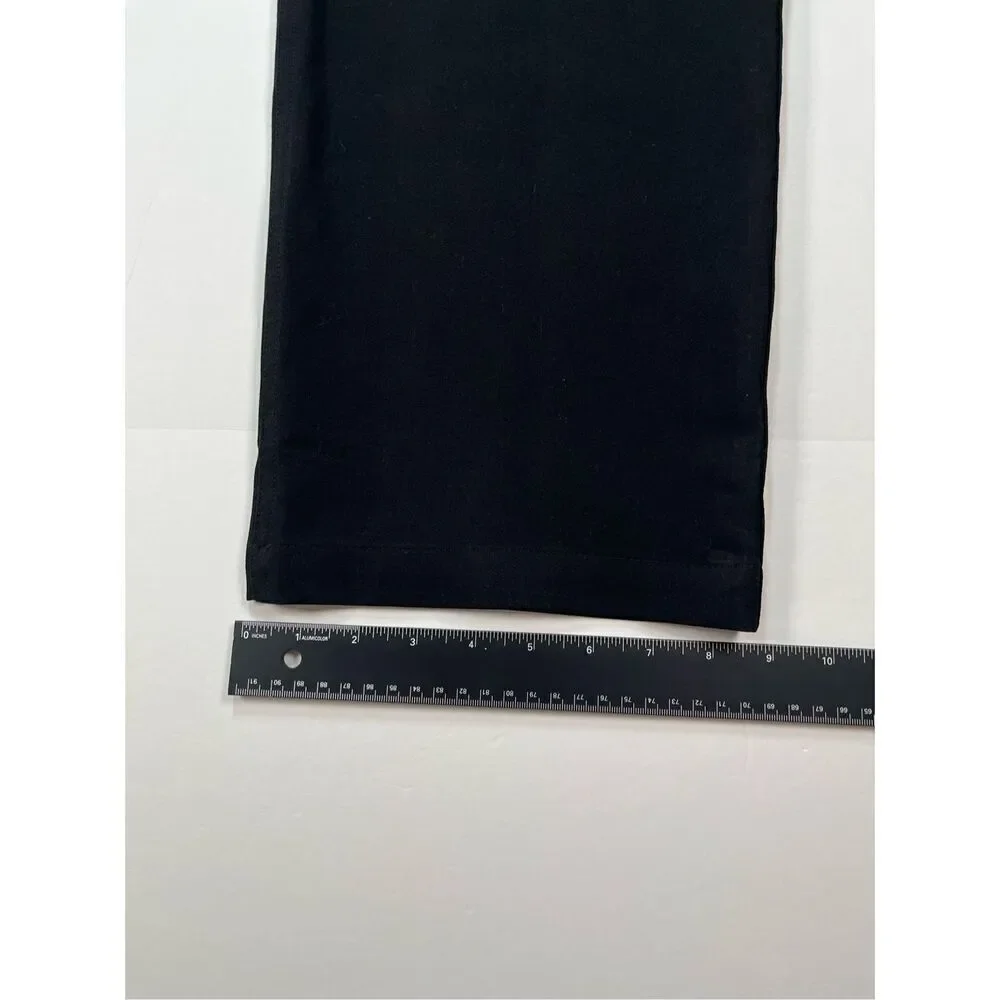 FIGS Pisco Basic Scrub Pant Elastic Waist Back Side Pocket Black Mens Size Large
